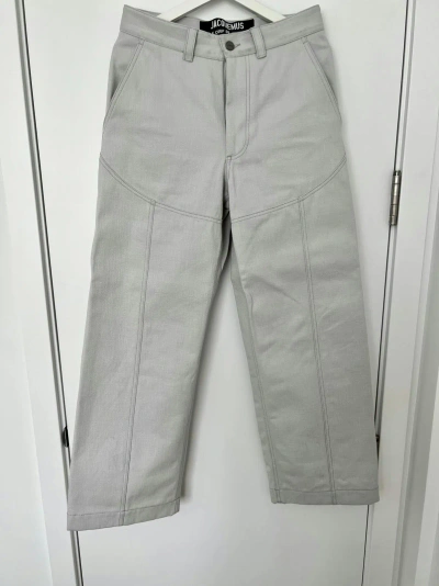 Pre-owned Jacquemus Off-white 'le Pantalon Terraio' Trousers