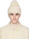 Jacquemus Off-white Le Papier 'le Bonnet Neve' Beanie In 110 Off-white