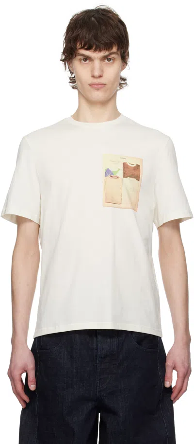 Jacquemus Off-white 'le T-shirt Vintage' T-shirt In 1jb Vintage Print Of