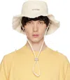 Jacquemus Off-white Les Classiques 'le Bob Artichaut' Bucket Hat In 110 Off-white