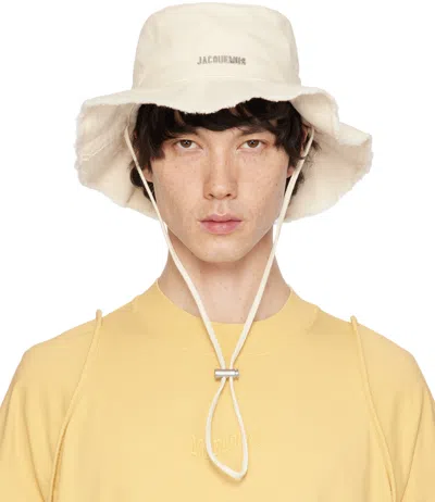 Jacquemus Off-white Les Classiques 'le Bob Artichaut' Bucket Hat In 110 Off-white
