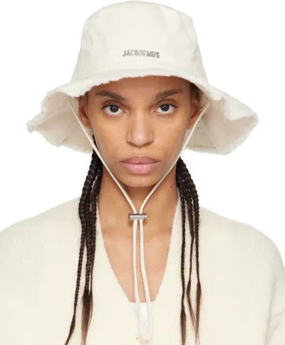 Jacquemus Off-white Les Classiques 'the Artichaut' Bucket Hat In 110 Off-white