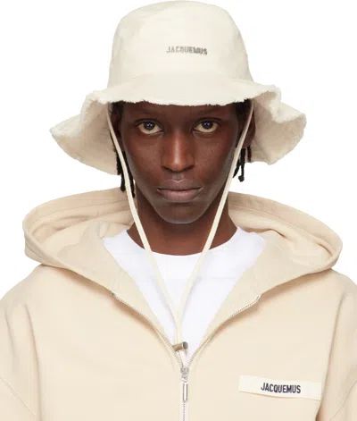 Jacquemus Off-white Les Classiques 'the Artichaut' Bucket Hat