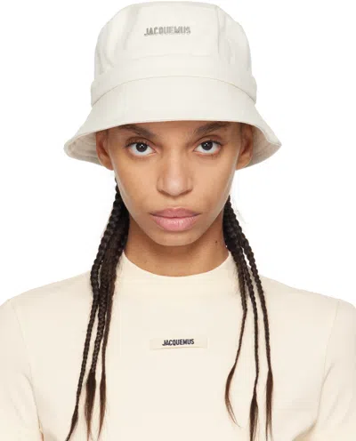 Jacquemus Hat In 110 Off-white