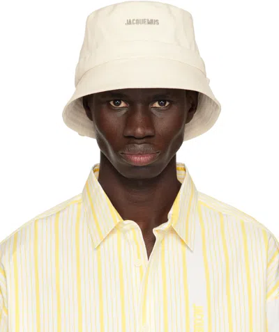 Jacquemus Off-white Les Classiques 'the Gadjo' Bucket Hat In 110 Off-white