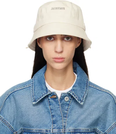 Jacquemus Off-white Les Classiques 'the Gadjo' Bucket Hat