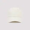 Jacquemus Logo Embroidered Curved Peak Baseball Cap In Off White