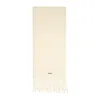 Jacquemus Off White Alpaca L Echarpe Carro Scarf In White