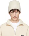 Jacquemus Off-white 'the Espiral' Beanie In White