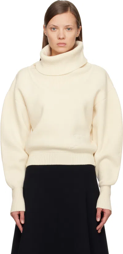 JACQUEMUS OFF-WHITE 'THE PALLONE' SWEATER