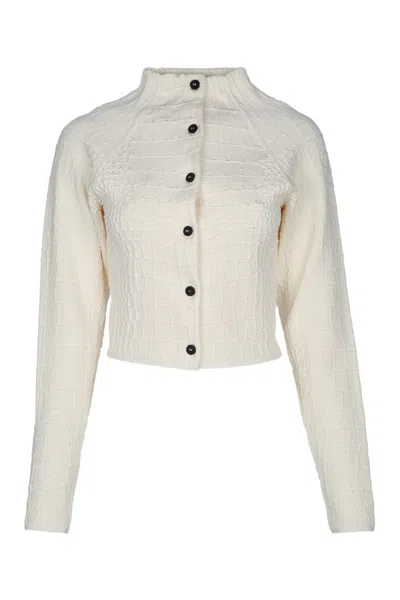 JACQUEMUS OFF-WHITE THE SCALA CARDIGAN