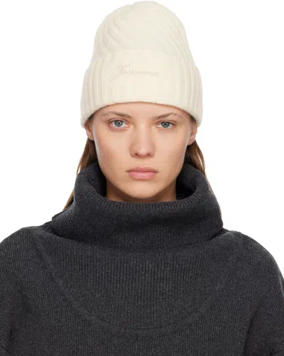 Jacquemus Off-white 'the Tourni' Beanie
