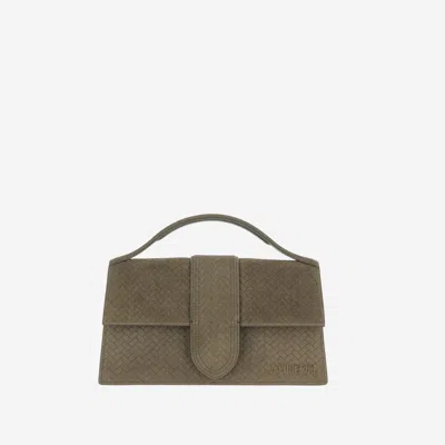 Jacquemus Olive Bambino Crossbody Bag In Green