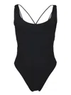 Jacquemus Minimalist One-piece Swimsuit With Crossback Straps
