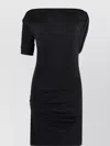 Jacquemus One-shoulder Knee-length Dress Ruched Detailing