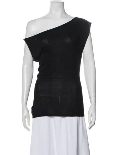 Pre-owned Jacquemus One-shoulder Short Sleeve Top In Blue