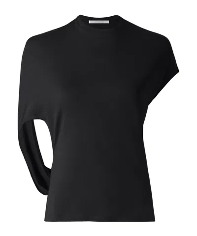Jacquemus Open-back T-shirt In Black