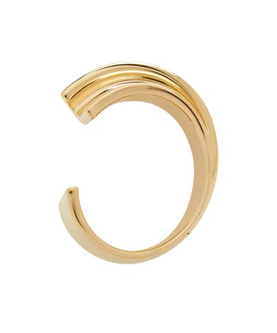 Jacquemus Open Bracelet In Light_gold