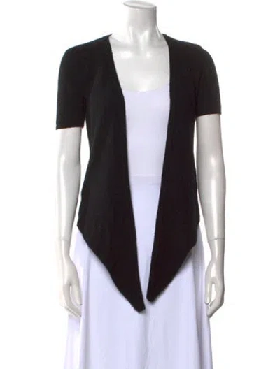 Pre-owned Jacquemus Open Front Sweater In Black