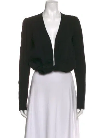 Pre-owned Jacquemus Open Front Sweater In Black