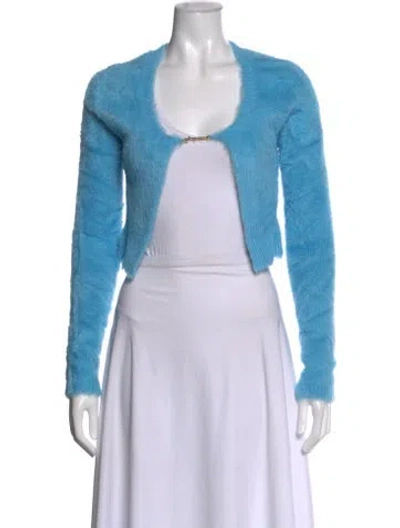 Pre-owned Jacquemus Open Front Sweater In Blue