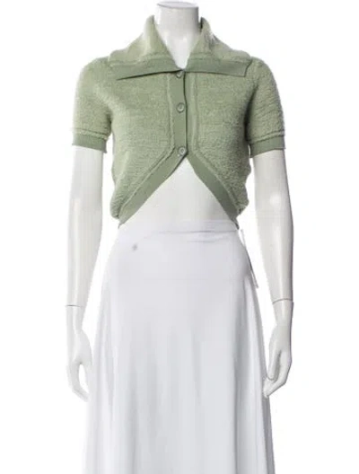 Pre-owned Jacquemus Open Front Sweater In Blue