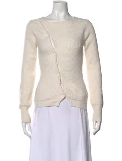 Pre-owned Jacquemus Open Front Sweater In Neutral