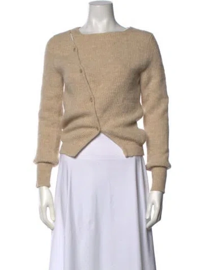 Pre-owned Jacquemus Open Front Sweater In Neutrals
