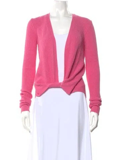 Pre-owned Jacquemus Open Front Sweater In Pink