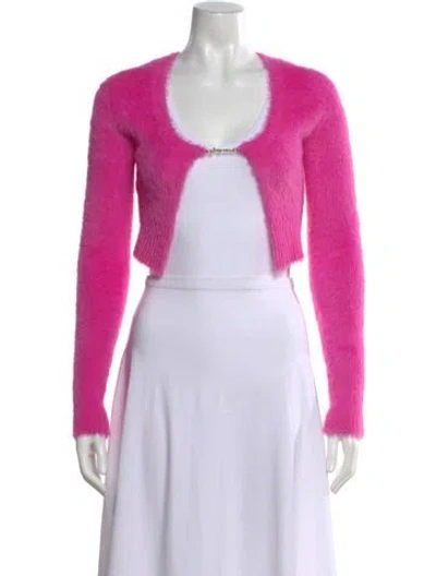 Pre-owned Jacquemus Open Front Sweater In Pink