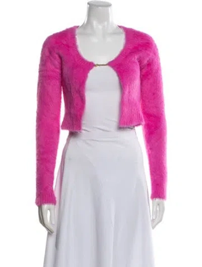 Pre-owned Jacquemus Open Front Sweater In Pink