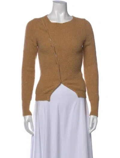 Pre-owned Jacquemus Open Front Sweater In Yellow