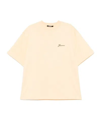 Jacquemus Open-necked Black Shirt In Nude