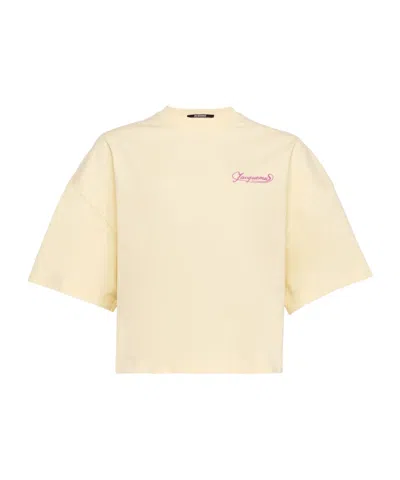 Jacquemus Open-necked Black Shirt In Uni Club Beige