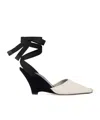 Jacquemus The High Espadrilles Colorblocked Wedge Mules In Multi