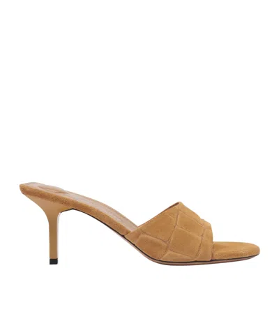 Jacquemus Open-toed High-heeled Sandals In Brown