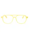 Jacquemus Altu Glasses In Yellow
