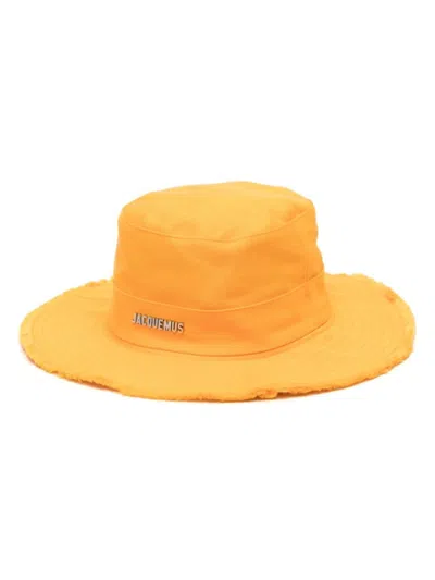 Jacquemus Le Bob Artichaut Bucket Hat In Orange