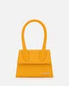 Jacquemus Le Chiquito Mini Leather Bag In Orange