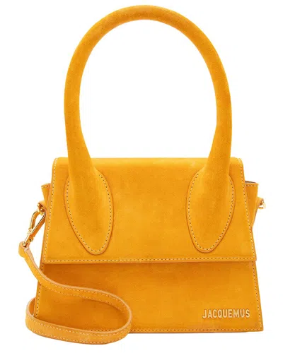 Pre-owned Jacquemus Orange Le Grand Chiquito Top Handle (authentic Pre-loved)
