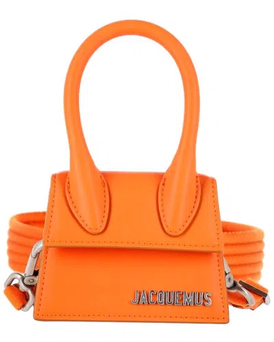 Jacquemus Orange Leather Le Chiquito Mini Signature Top Handle Bag (authentic  Pre-loved)