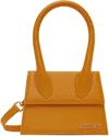 Jacquemus Orange Les Sculptures 'le Chiquito Moyen' Bag In 780 Dark Orange