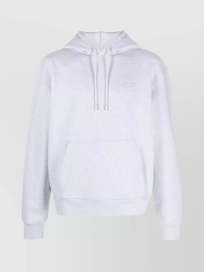 JACQUEMUS ORGANIC COTTON HOODED SWEATER WITH POUCH POCKET