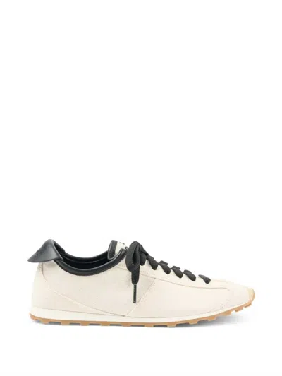 Jacquemus Organic Cotton Sneakers In Neutral
