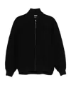 Jacquemus Bomber Le Blouson Pilu Negra Zip In Black