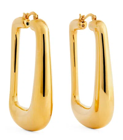 Jacquemus Oval Earrings In Gold
