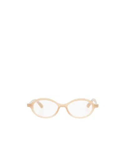 Jacquemus Oval Flat Mirror In White