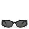Jacquemus Oval Frame Sunglasses In Black