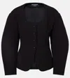 Jacquemus Oval Jacket In Black