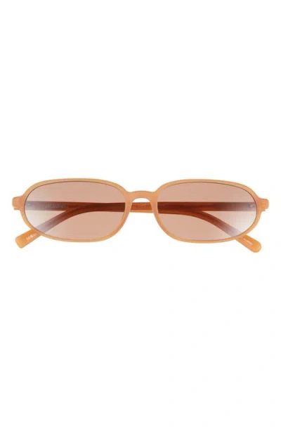 Jacquemus Oval Polarized Sunglasses In Red